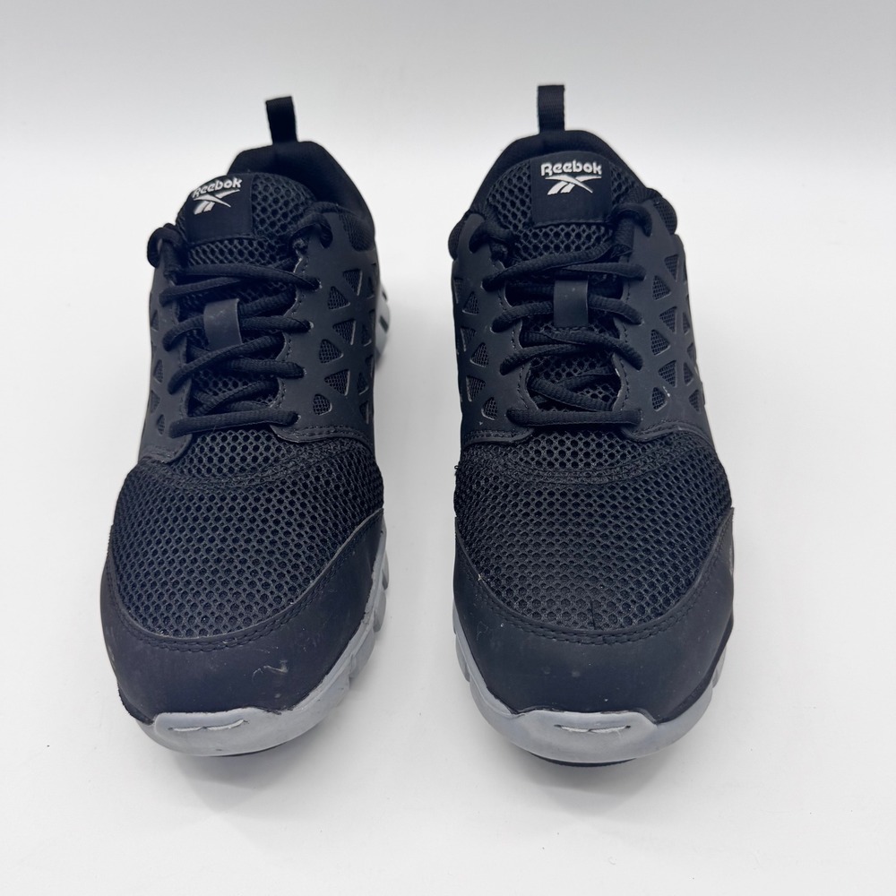 Reebok Sublite Cushion Work Shoes Mens 8M Black Alloy Toe RB4041